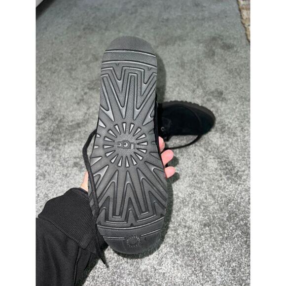 Ugg Lace Up Boots Women's 8‎ in Black - Picture 6 of 6
